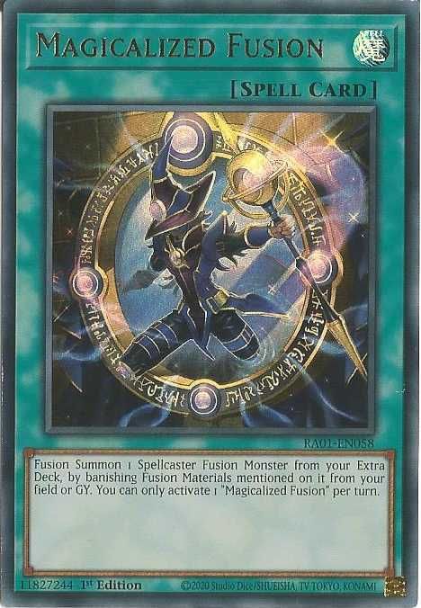 Karta YUGIOH Magicalized Fusion HOLO