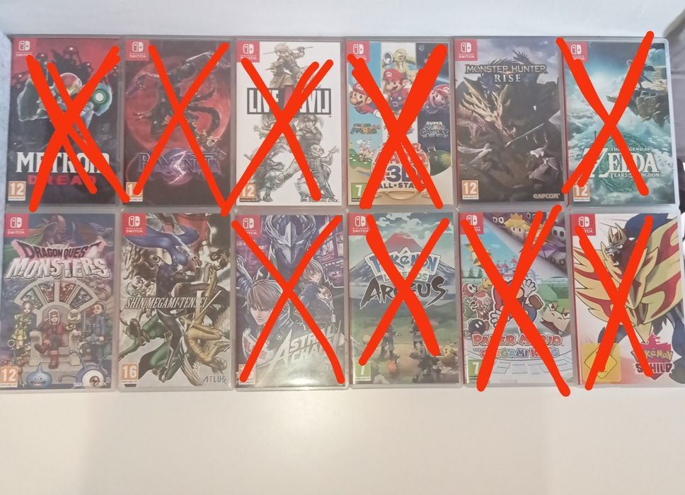 Gry na Nintendo switch