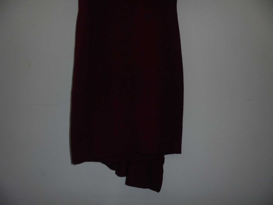 vestido de senhora com folho
