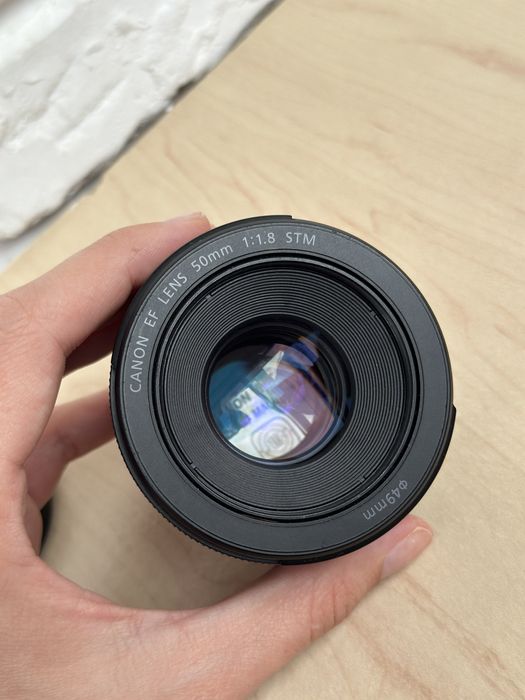 Об'єктив Canon Ef 50 mm 1.8 STM