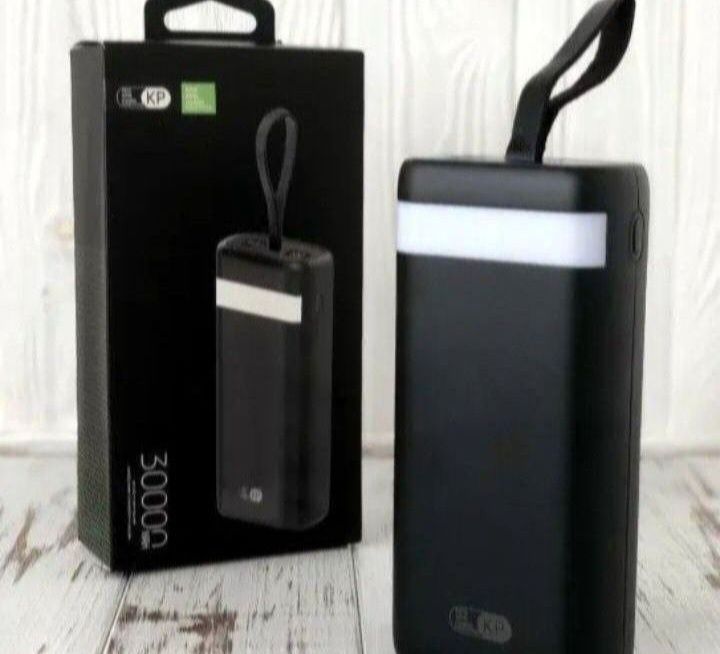 Поверь банк на 30000,с фанарем,с быстрой зарядки