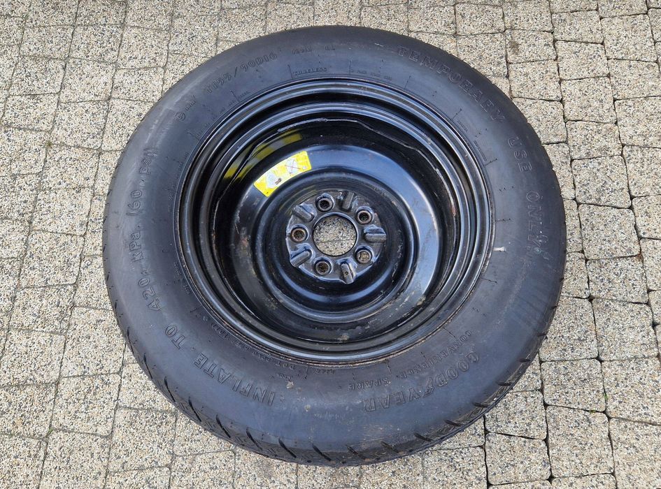 jeep compass 1 i lift 11-16 koło zapasowe dojazdowe 16 goodyear