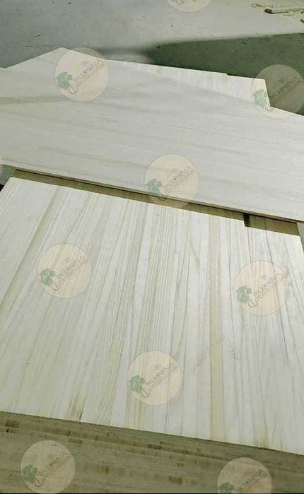 Painel lamelado de madeira de Paulownia