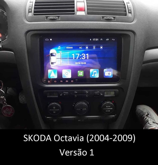 (NOVO) Rádio 2DIN • SKODA Octavia (1996 até 2013) • Android [4+64GB]