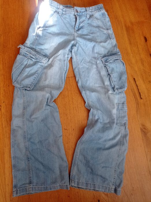 Szerokie spodnie baggy h&M rozmiar xs