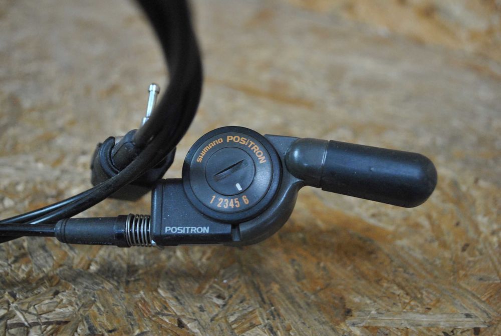 Manetka + przerzutka Shimano Positron RD-P500 6 biegów na drut retro