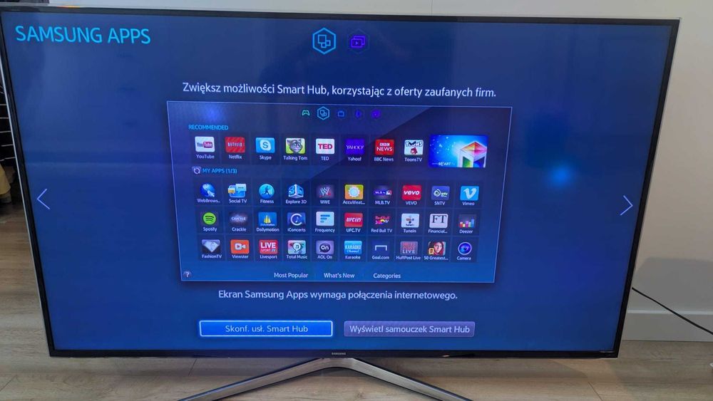 Telewizor Samsung UE55H6400AK, Smart TV, 55 cali.