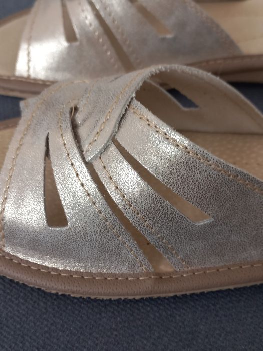 Pantofle damskie,rozmiar 42,skóra