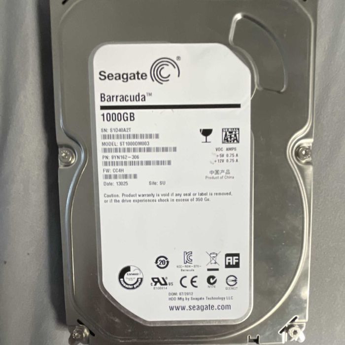 Жосткий диск HDD 3,5” 0.5TB 1TB 4TB 6TB WD Seagate SkyHawk Ironwolf Toshiba Enterprise Blue