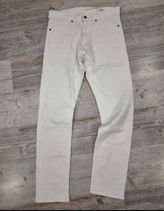 Białe spodnie rozciągliwe marks&Spencer xl