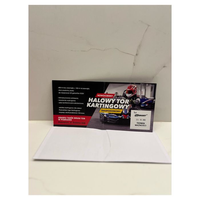 Voucher na gokarty E1GOKART Poznań 2 przejazdy