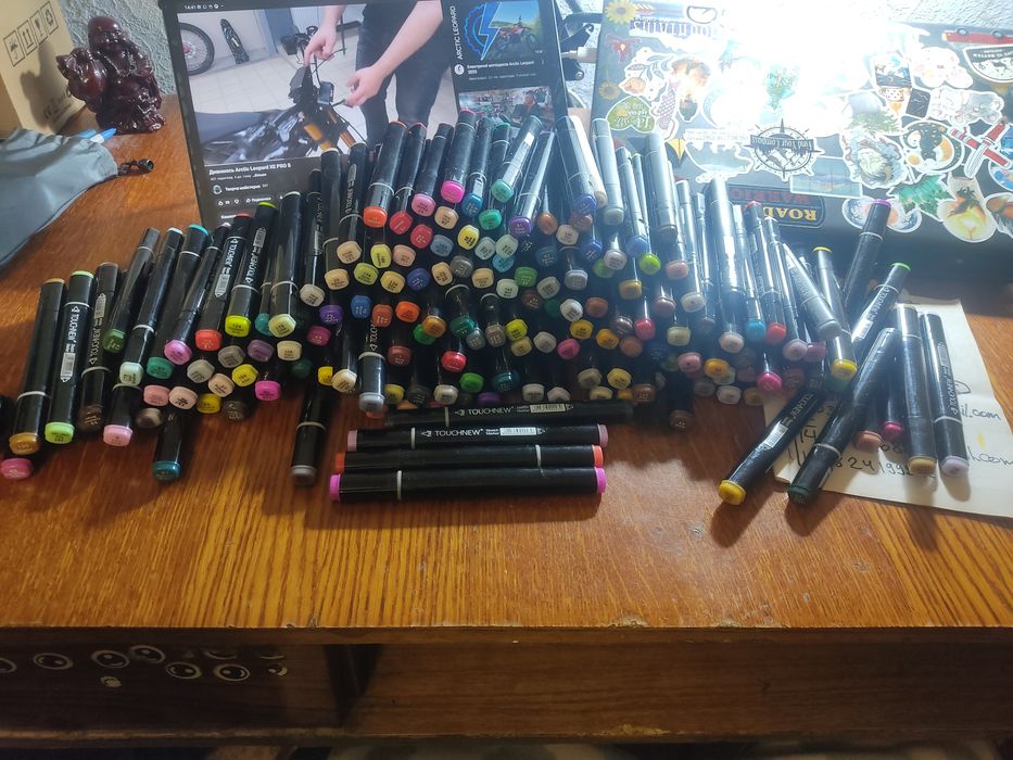 Маркери скетч Touchnew 160 кольорів