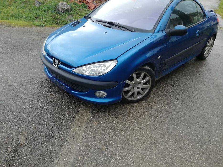 Peugeot 206 cc 2.0 i peças também reparo capotas