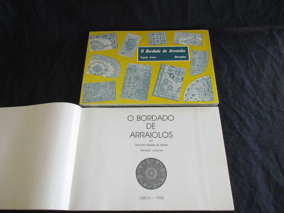 Livros O Bordado de Arraiolos Baptista de Oliveira com caixa