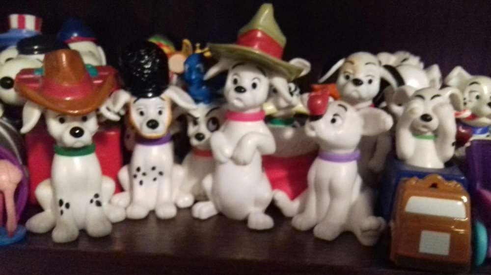 Colecção figuras 101 dálmatas