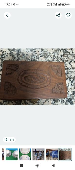 Guarda jóias em madeira