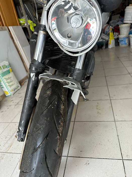 Honda CBF500 acidentada