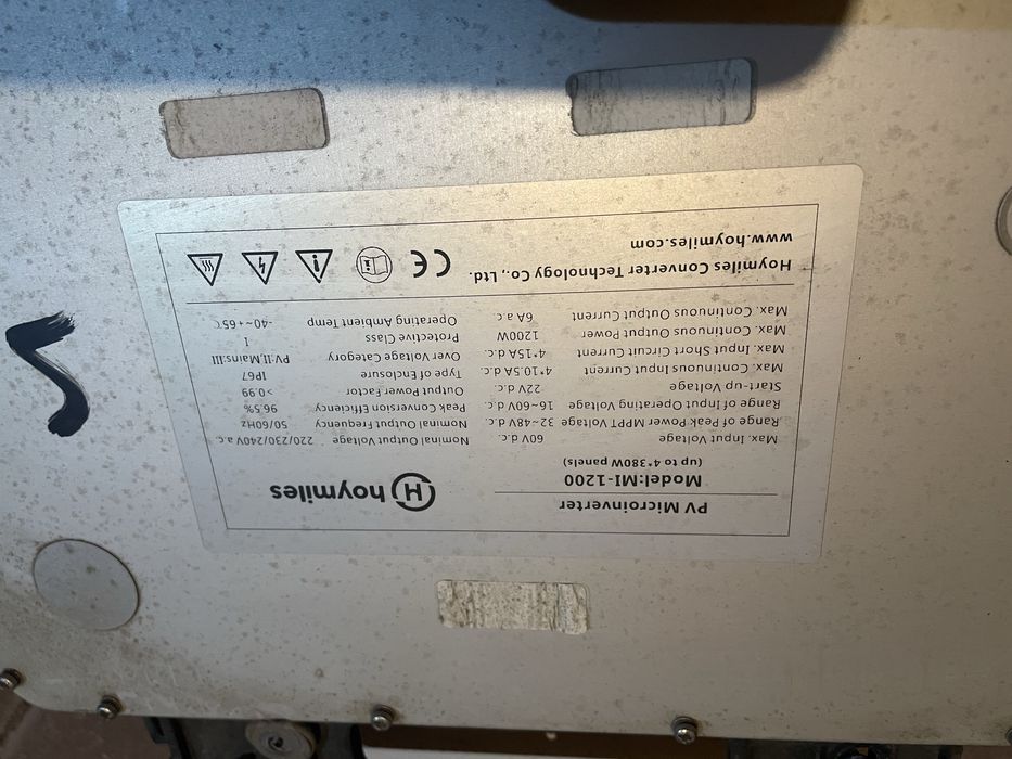 Hoymiles Microinverter MI 1200