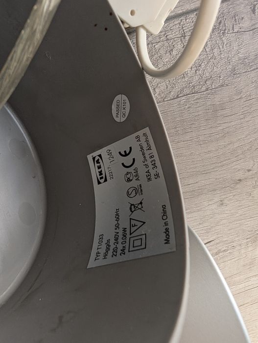 Lampa Haggas diody LED Ikea