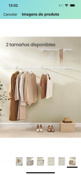 Varão / Cabide 2 unidades64284091678466122