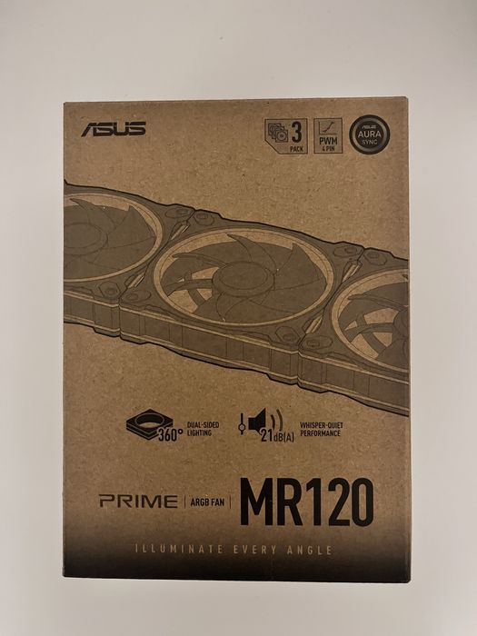 3x Wentylatory do obudowy 120mm ARGB ASUS