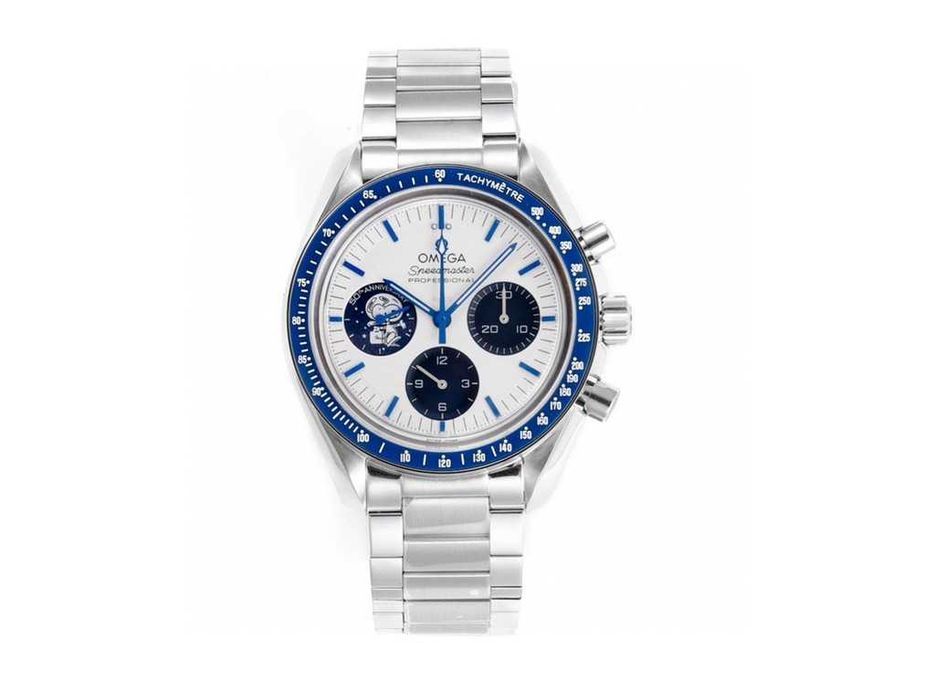 Годинник кварцовий Omega Speedmaster "Silver Snoopy Award" 50th Anniversary features a 42mm