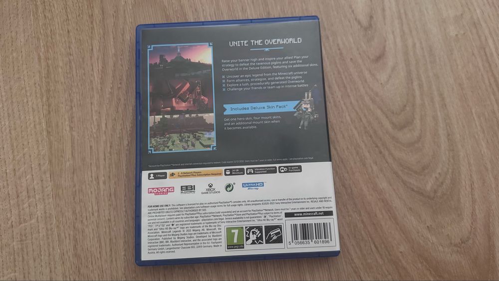 MINECRAFT Legends Delux edition PS5
