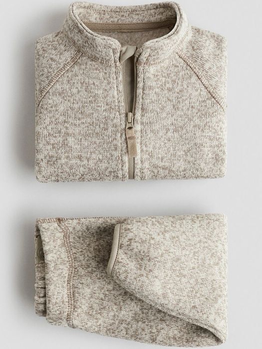 Флісовий костюм комплект набір беж h&m hm 86 12-18 міс