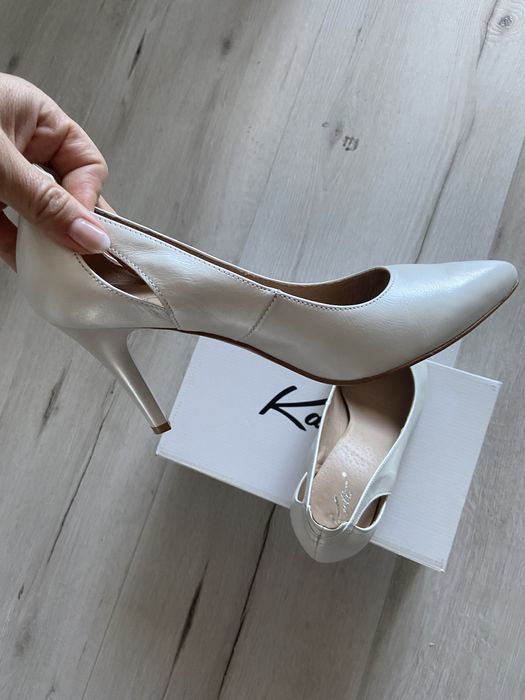 Buty ślubne skóra 39