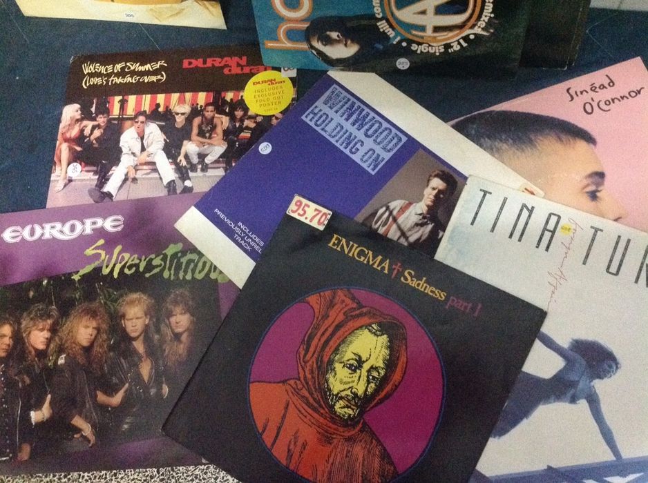 Maxi-Singles dos anos 80 e 90 em vinil