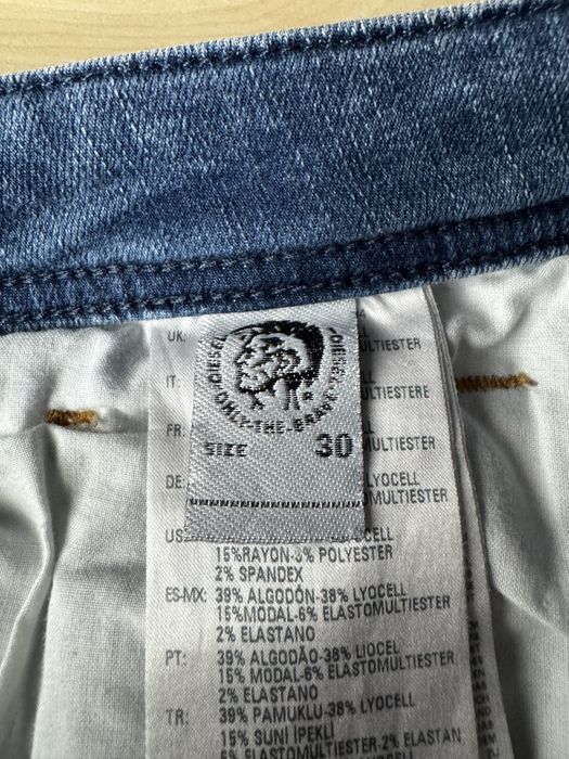 Diesel Sleenker jeansy spodnie jeansowe dżinsy W30 L34