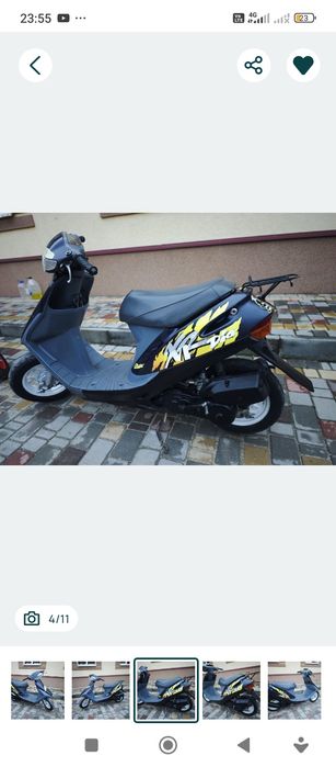 На ходу honda dio 27