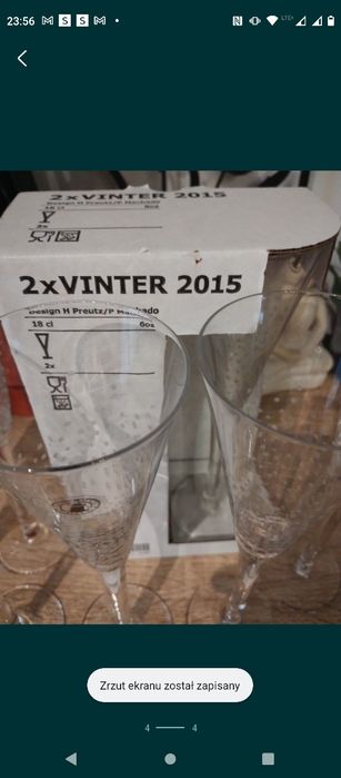 Kieliszki do szampana Ikea vinter 2015