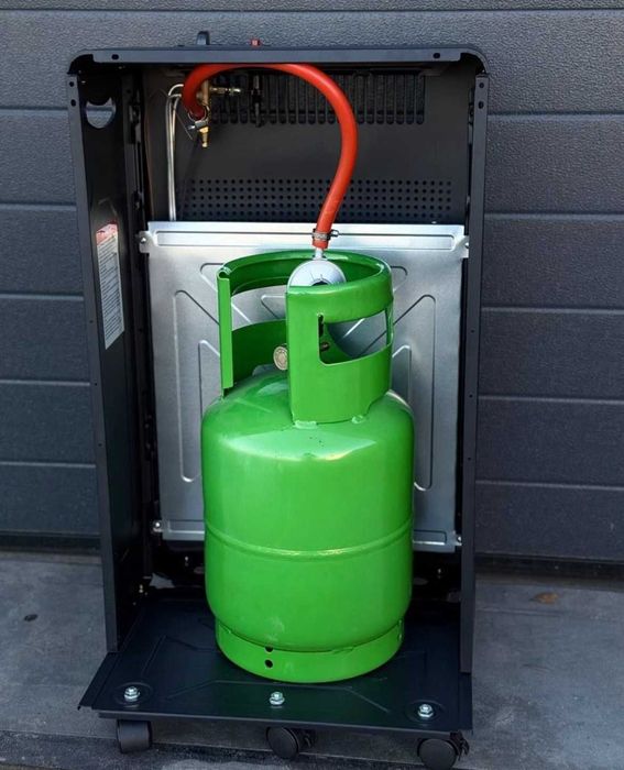 Газовий портативний обігрівач 4200-w в комплекті