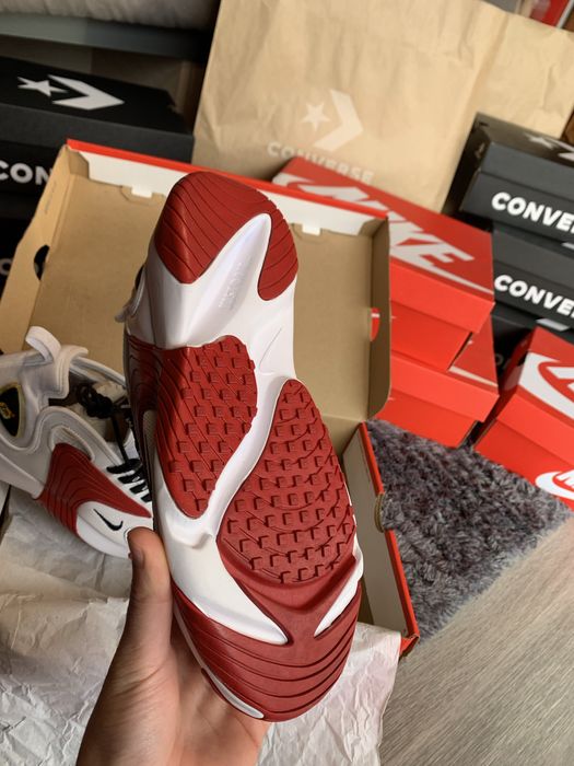 Nike Zoom 2K White & University Red — COMO NOVAS EM CAIXA (Tam 40)