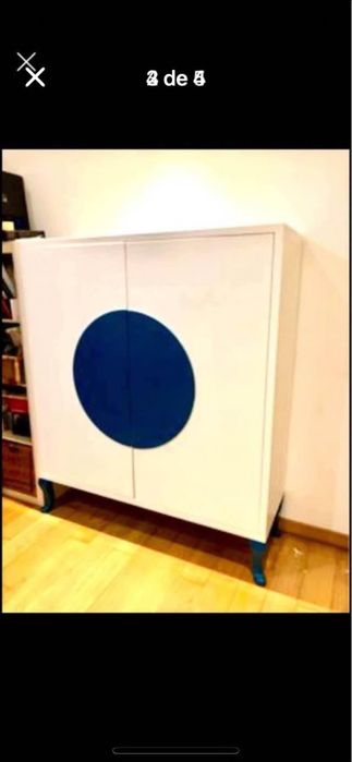 Móvel/Louceiro lacado branco em ótimo estado