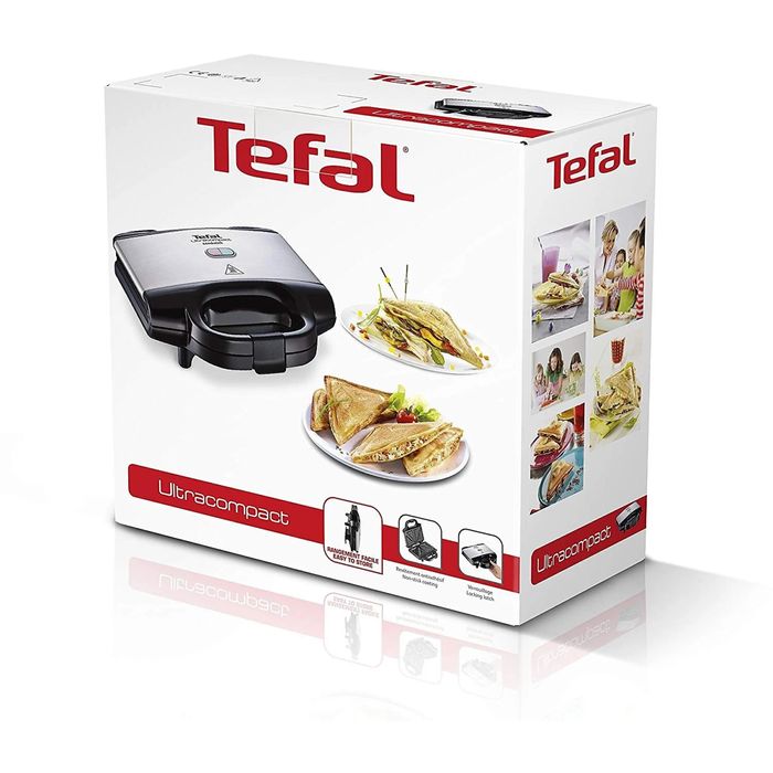 Opiekacz TEFAL Ultracompact czarno-srebrny