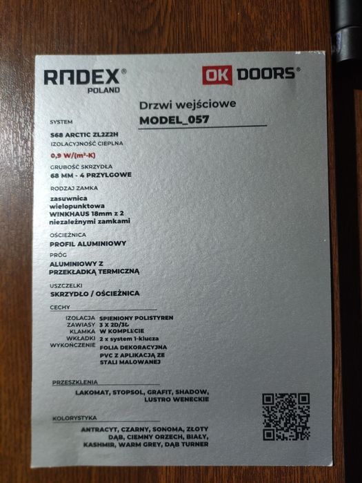 Drzwi zewnętrzne ,klatkowe