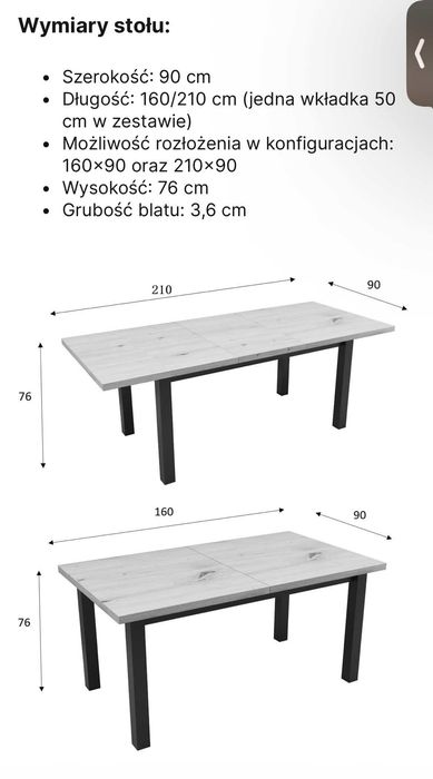 Sprzedam nowy stół