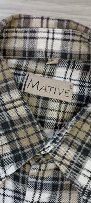 Checked cotton shirt Mative XL 43/44