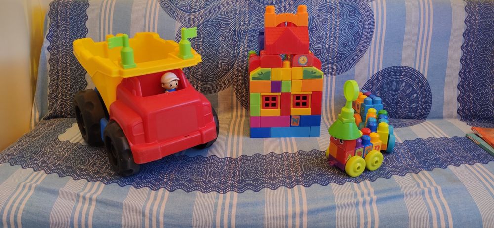 Megablocks camião e comboio