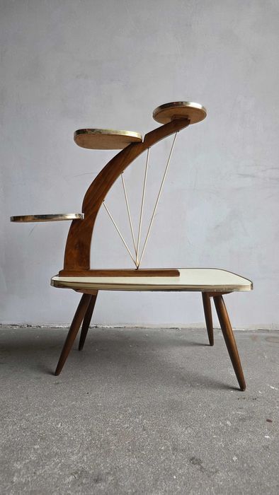 Duży kaskadowy kwietnik Rockabilly,Vintage.Lata 50