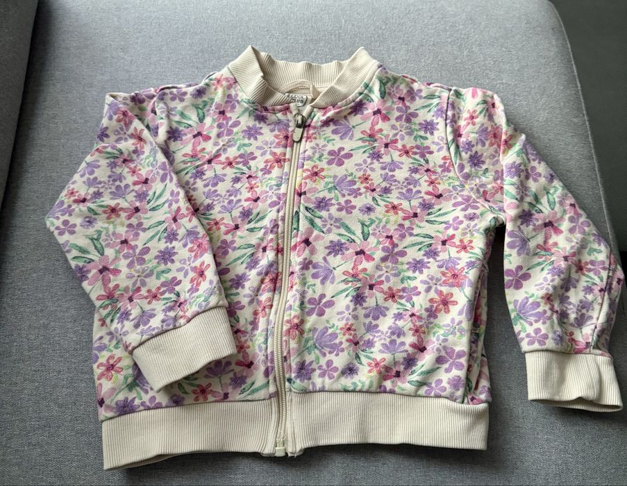 Bluza na suwak dla dziewczynki wiosenna rozm. 104