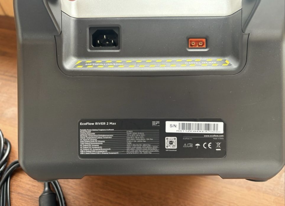 EcoFlow River 2 Max EU 512 Wh портативна електростанція