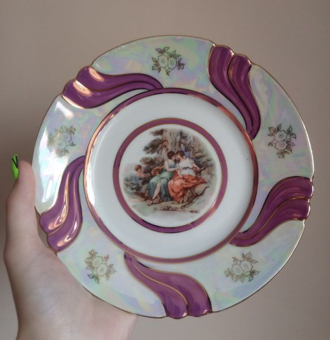 Чайный сервиз Мадонна Розовая лента поштучно, часть сервиза, остатки