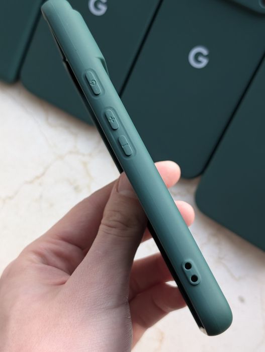 Чохол з ЛОГО GOOGLE з мікрофіброюдля Google Pixel Зелений