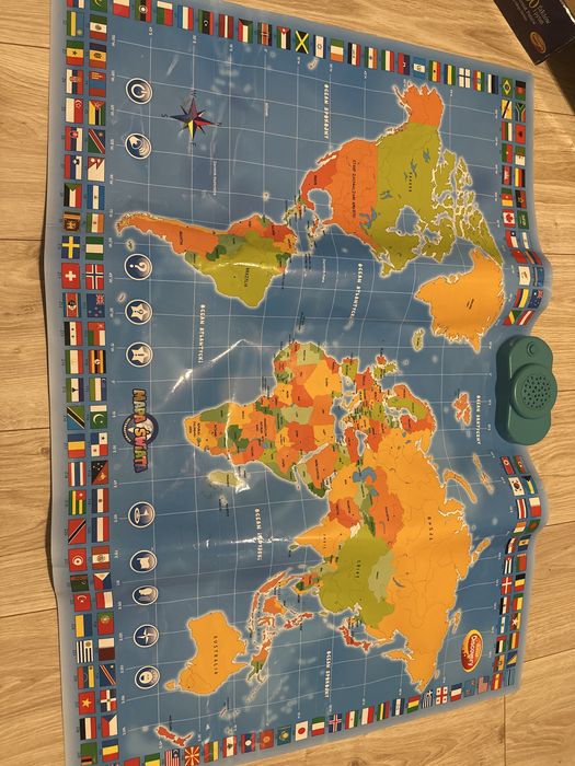 Dumel Discovery interaktywna Mapa świata