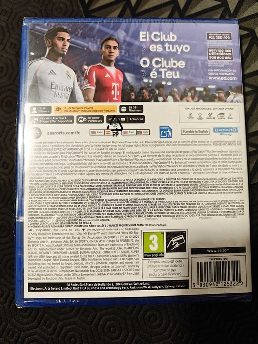 Fc26 ps5 Novo selado em CD