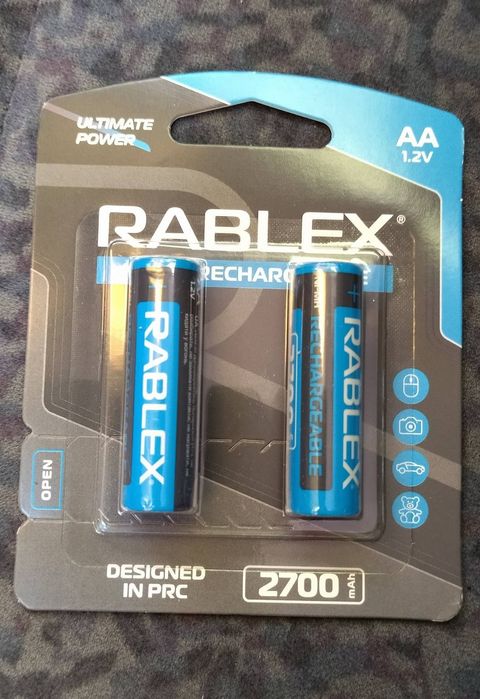 Акумулятор Rablex АА, ААА 2шт на блістері