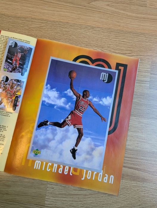 Michael Jordan upper deck 1998 album z naklejkami